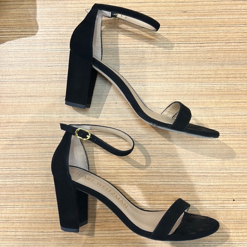 Stuart Weitzman nearly nude sandal